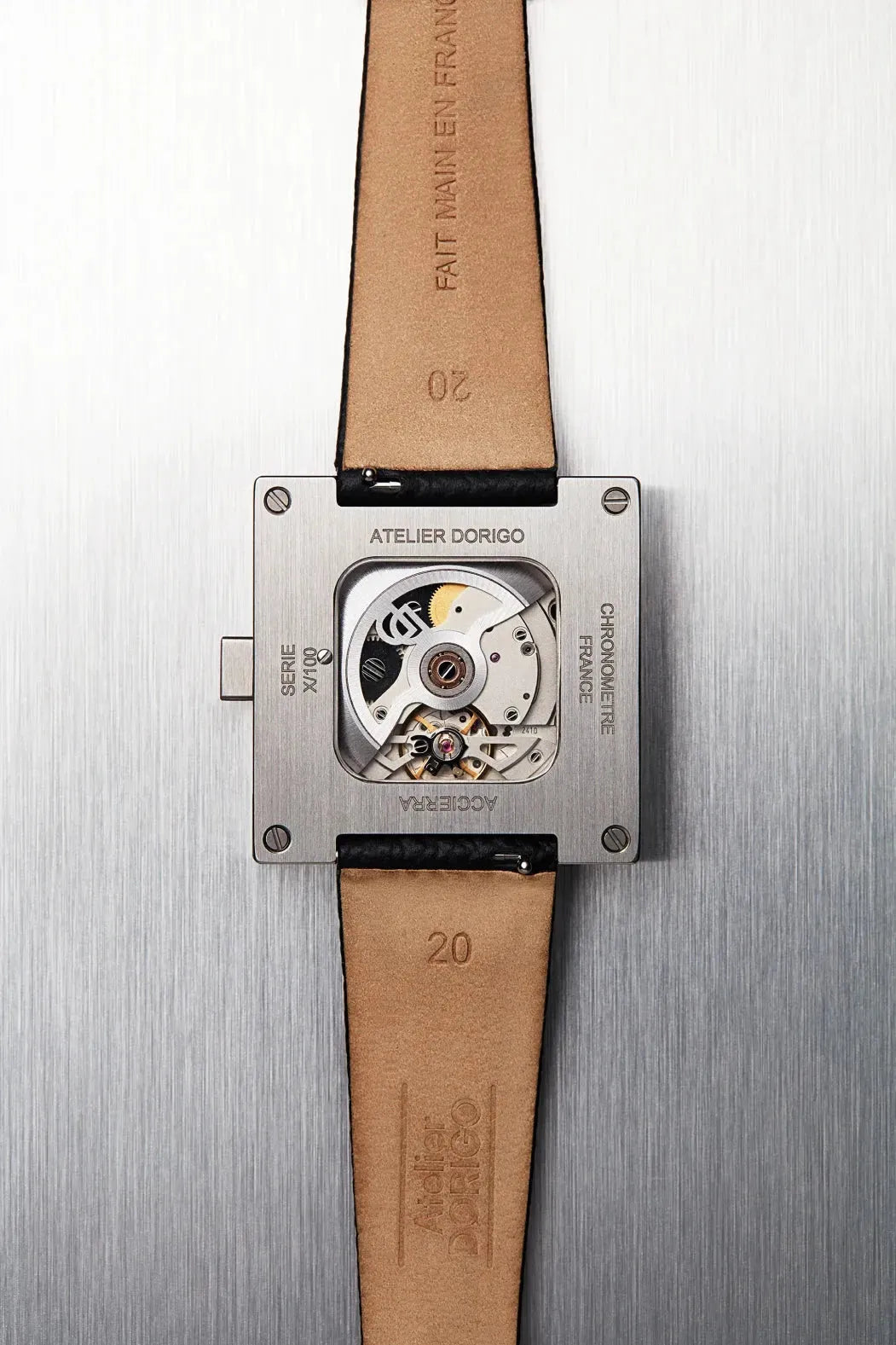 Face arrière montre